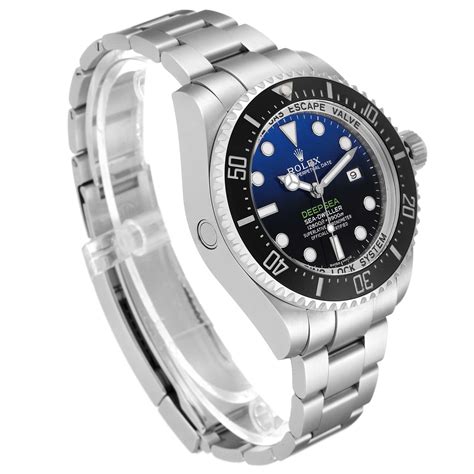 rolex seadweller deepsea cameron d-blue steel watch 116660 box card|rolex 116660 dbl.